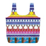 Christmas Reindeer Full Print Recycle Bag (L)