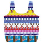 Christmas Reindeer Full Print Recycle Bag (XL)