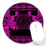 pink Medusa Round Mousepad