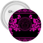 pink Medusa 3  Button