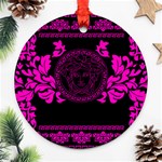 pink Medusa Ornament (Round)