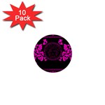 pink Medusa 1  Mini Button (10 pack) 