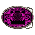 pink Medusa Belt Buckle