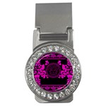 pink Medusa Money Clip (CZ)