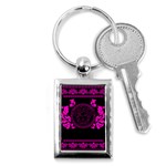 pink Medusa Key Chain (Rectangle)