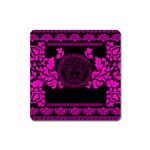 pink Medusa Magnet (Square)