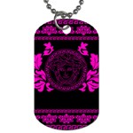 pink Medusa Dog Tag (Two Sides)