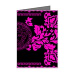 pink Medusa Mini Greeting Card