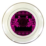 pink Medusa Porcelain Plate