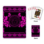 pink Medusa Playing Cards Single Design