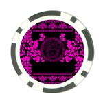 pink Medusa Poker Chip Card Guard