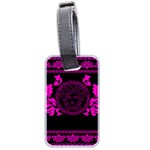 pink Medusa Luggage Tag (two sides)