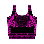 pink Medusa Full Print Recycle Bag (M)