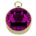 pink Medusa Gold Compass