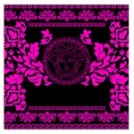 pink Medusa Large Satin Scarf (Square)