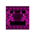 pink Medusa Satin Bandana Scarf