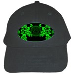 lime green Medusa Black Cap