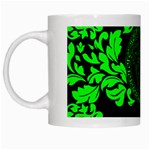 lime green Medusa White Mug