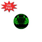 lime green Medusa 1  Mini Magnet (100 pack) 