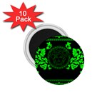 lime green Medusa 1.75  Magnet (10 pack) 