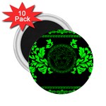 lime green Medusa 2.25  Magnet (10 pack)