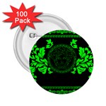 lime green Medusa 2.25  Button (100 pack)