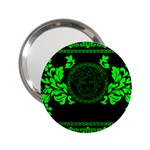 lime green Medusa 2.25  Handbag Mirror