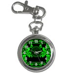 lime green Medusa Key Chain Watch