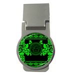 lime green Medusa Money Clip (Round)