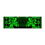 lime green Medusa Sticker (Bumper)