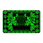 lime green Medusa Magnet (Rectangular)