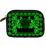 lime green Medusa Digital Camera Leather Case