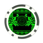 lime green Medusa Poker Chip Card Guard (10 pack)