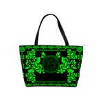 lime green Medusa Classic Shoulder Handbag