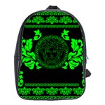 lime green Medusa School Bag (Large)