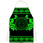 lime green Medusa Full Print Apron