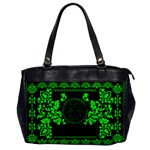 lime green Medusa Oversize Office Handbag