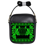 lime green Medusa Girls Sling Bag