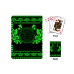 lime green Medusa Playing Cards (Mini)