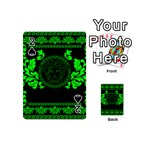 lime green Medusa Playing Cards 54 (Mini)