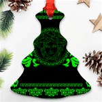 lime green Medusa Ornament (Christmas Tree) 