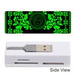 lime green Medusa Memory Card Reader (Stick)