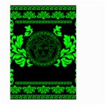 lime green Medusa Large Garden Flag (Two Sides)