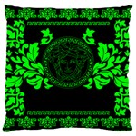 lime green Medusa Large Cushion Case (One Side)