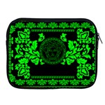 lime green Medusa Apple iPad Zipper Case