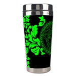 lime green Medusa Stainless Steel Travel Tumbler