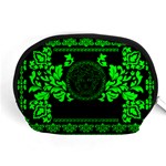 lime green Medusa Accessory Pouch (Medium)