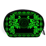 lime green Medusa Accessory Pouch (Large)