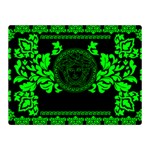 lime green Medusa Double Sided Flano Blanket (Mini)