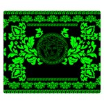 lime green Medusa Double Sided Flano Blanket (Small)